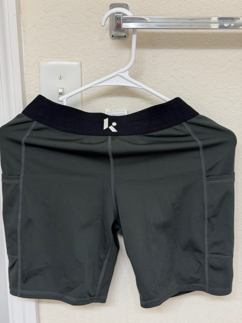 New Balance Girls' Dark Gray Active Shorts